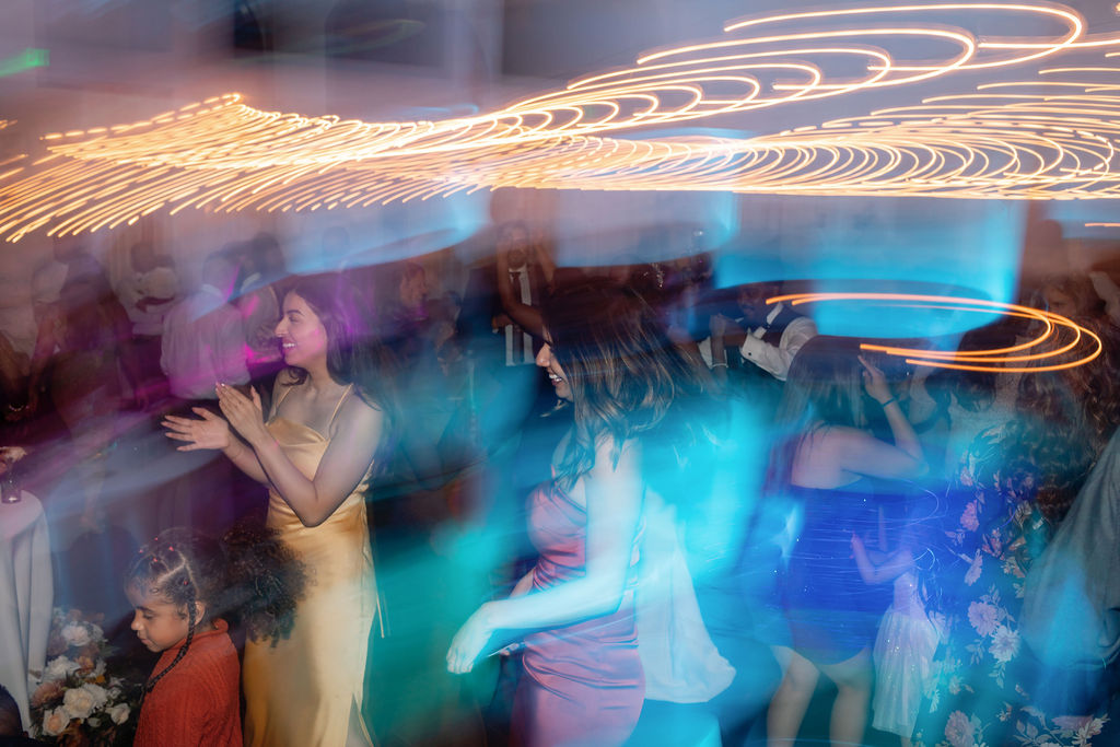 Open dancing at a La Ventura San Clemente wedding venue in SoCal.