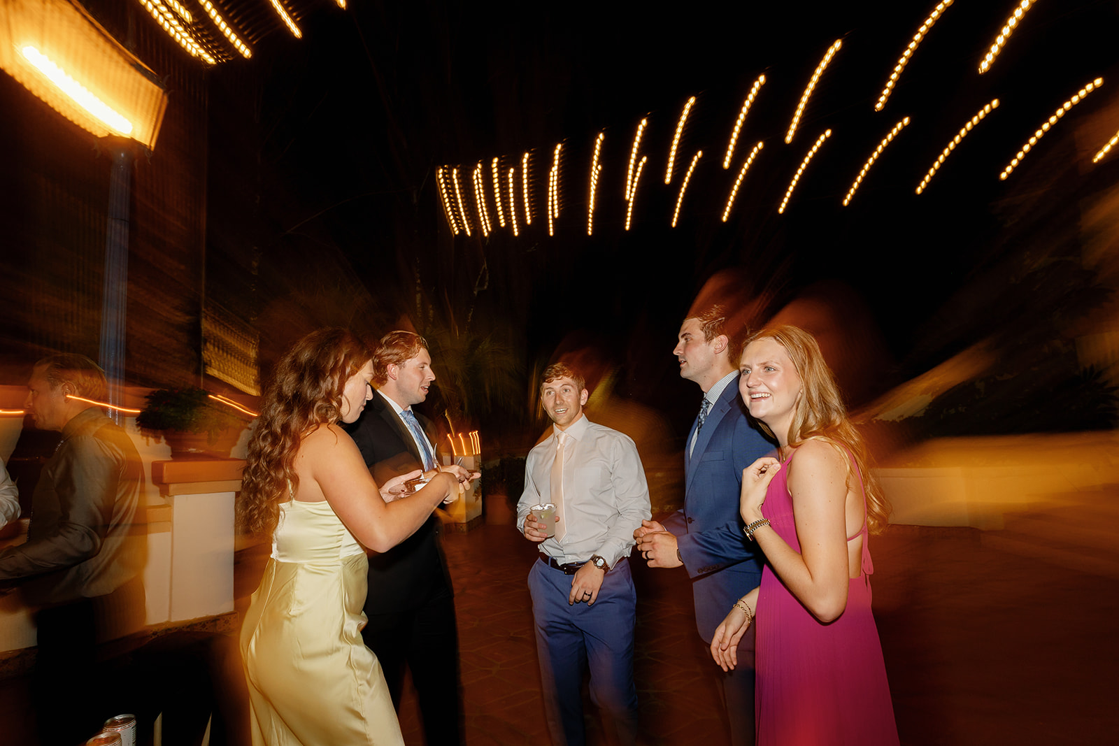 Guests mingling during the reception.