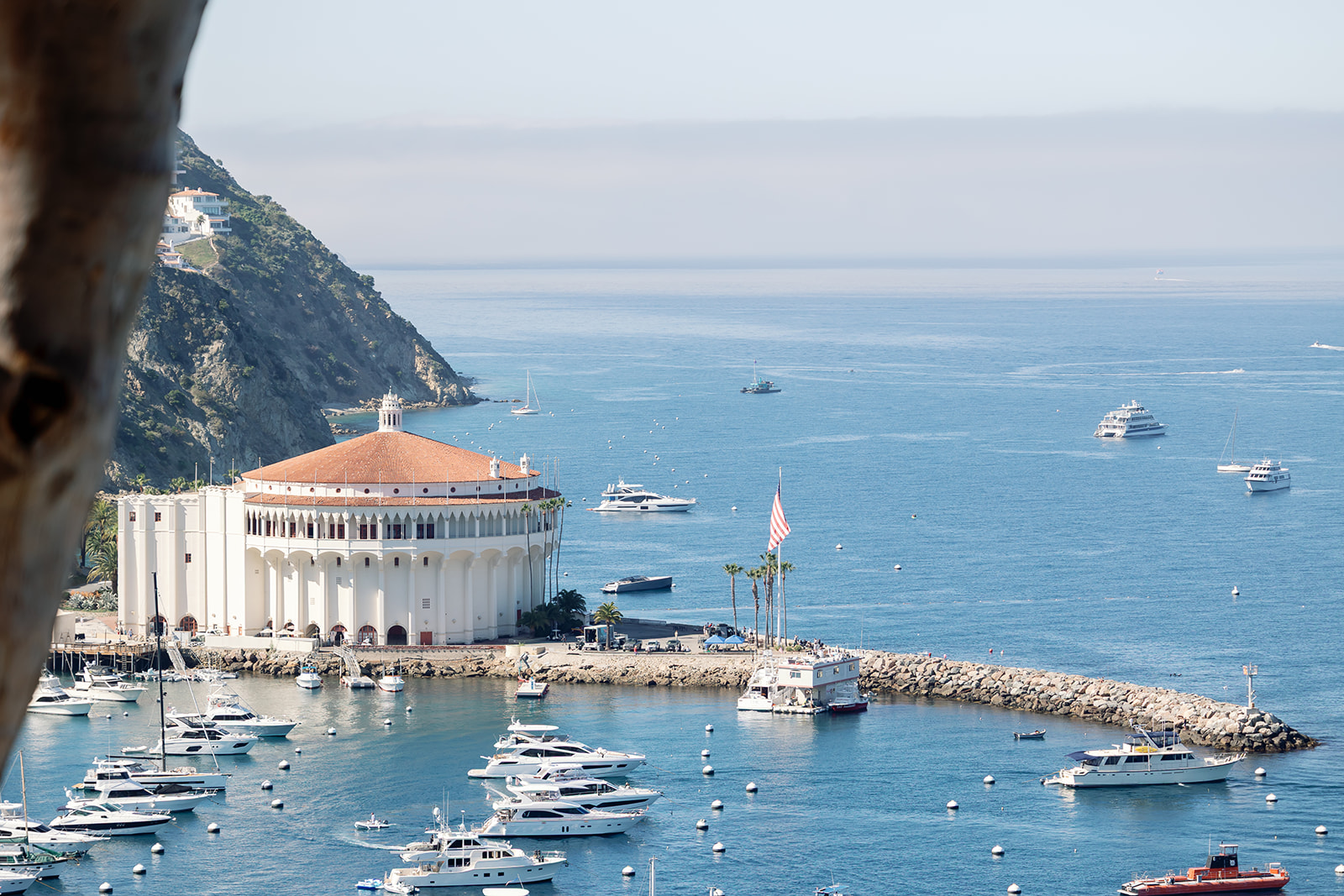 Views of the Catalina Casino.