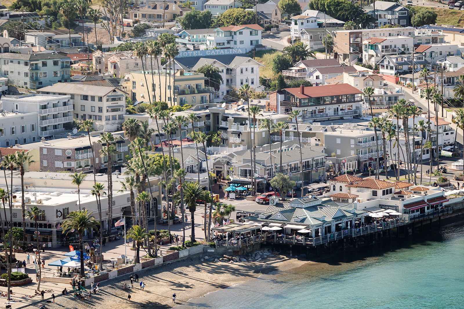 Views of Catalina Island.